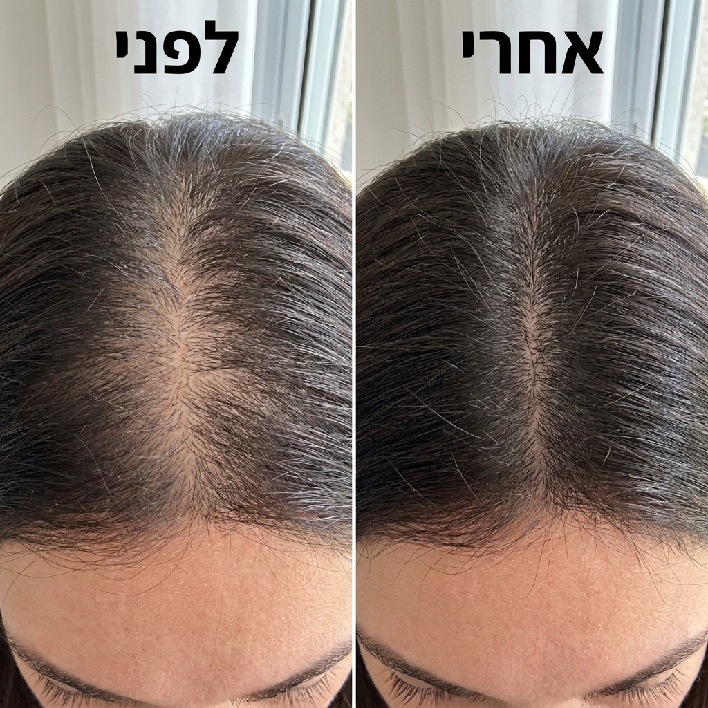 לפני ואחרי 90 יום עם RoseGlow